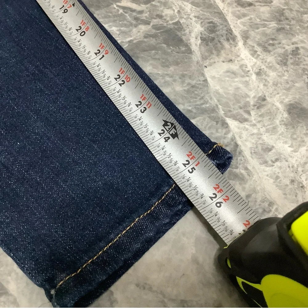 Signature by Levi Strauss Dark  Women's high rise Skinny Jeans size 14 Small. - Picture 11 of 13